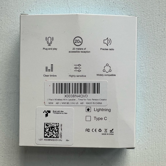 Wireless microphones x 2 for iPhone - Picture 2 of 3